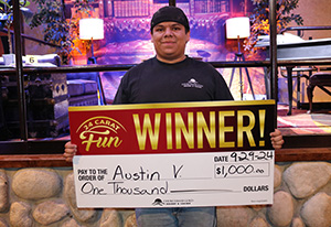 Austin V. Autumn goldcash winner