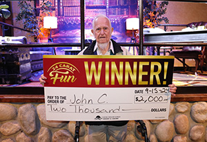 John C. Autumn Gold Cash Giveaway Winner