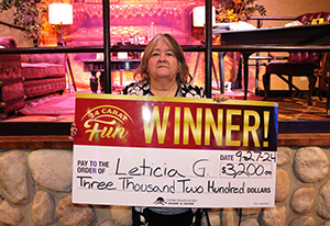 Leticia G. Solve the Mystery Giveaway Winner