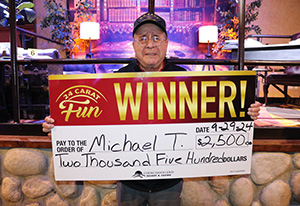 Michael T. Autumn Goldcash Giveaway Winner