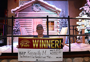 Kenneth M. Winter Warmup Giveaway Winner