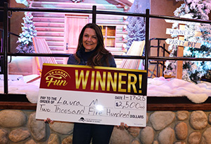 Laura M. Winter Warmup Giveaway Winner