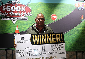 Daniel H. Shake Rattle Win Giveaway Winner