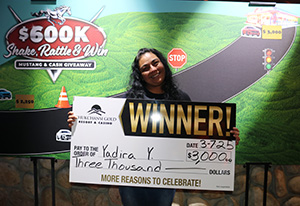 Yadira Y. Shake Rattle Win Giveaway Winner