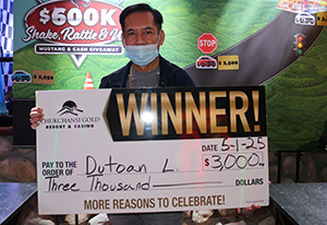 Dutoan L. Shake Rattle Promo Giveaway Winner
