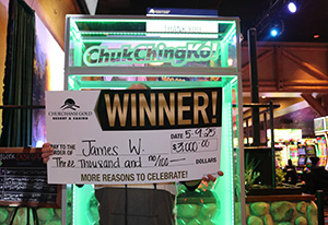 James W. Cash Splash Giveaway Winner