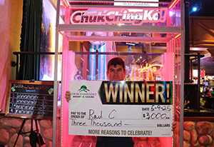 Raul C. Cash Splash Giveaway Winner