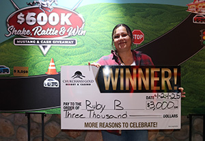 Ruby B. Shake Rattle Promo Giveaway Winner