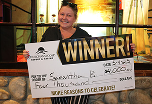 Samantha B. DM Winner