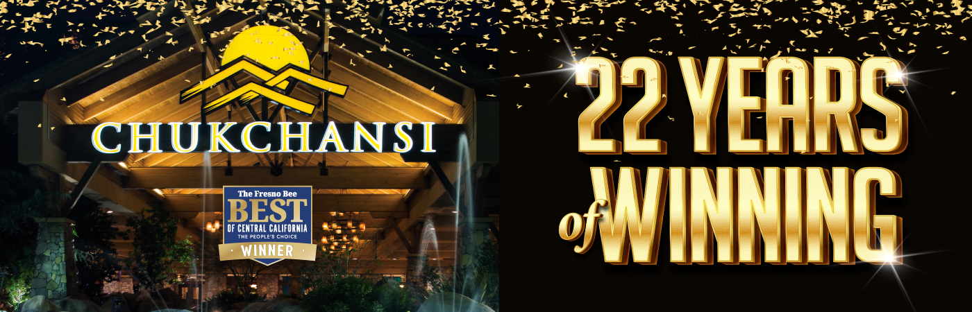 Chukchansi Gold celebrate 22 years of winning website promotion