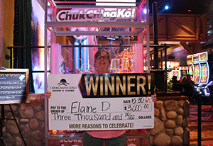 Elaine D. Cash Splash Giveaway Winner