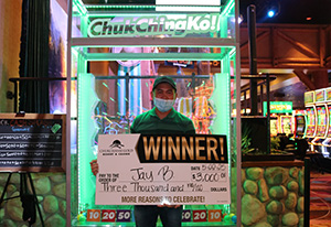 Jay B. Cash Splash Giveaway Winner