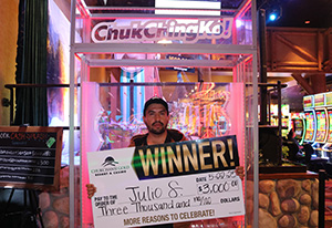 Julio M. Cash Splash Giveaway Winner