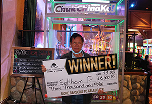 Sokhom P. Cash Splash Winner