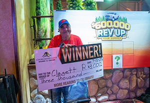 Clagett R. Rev Up Summer Giveaway Winner