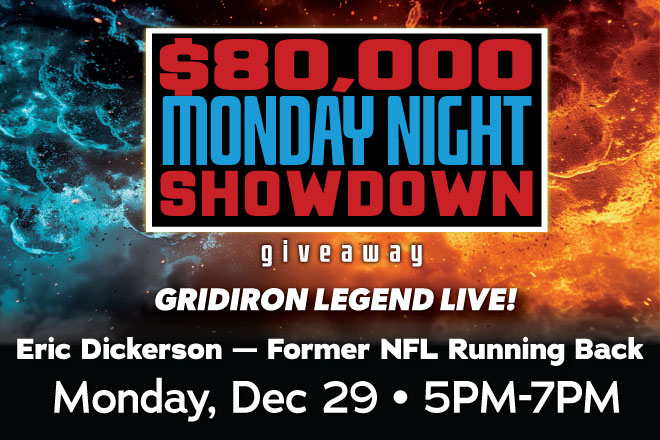 Eric Dickerson Special Appearance